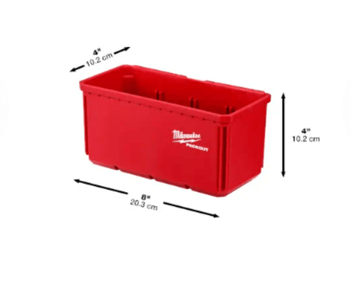 Milwaukee PACKOUT Rectangle Nesting Bin Set-2 Pack (Each)