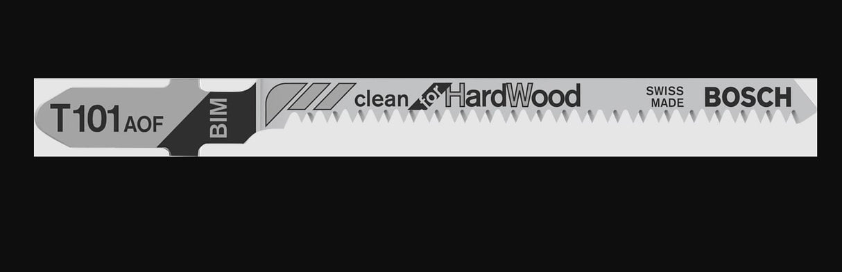 Bosch T101AOF Clean For Hard Wood Jigsaw Blade