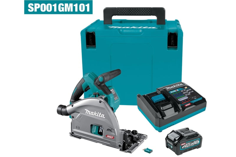 Makita 40V Max XGT AWS Cordless Plunge Cut Saw-165mm-Kit