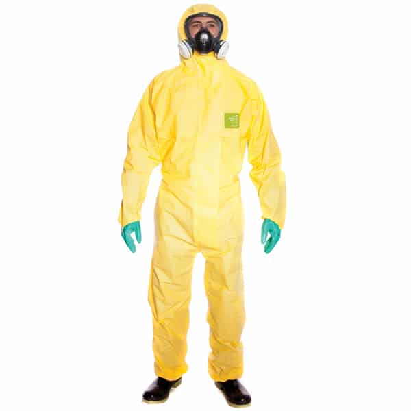 AlphaTec 2300 Plus Chemical Coverall Yellow S-4XL (Each) - Standard - 3XL