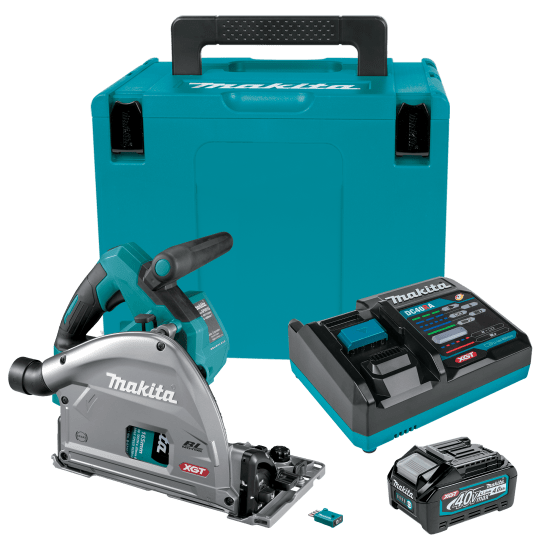 Makita 40V Max XGT AWS Cordless Plunge Cut Saw-165mm-Kit