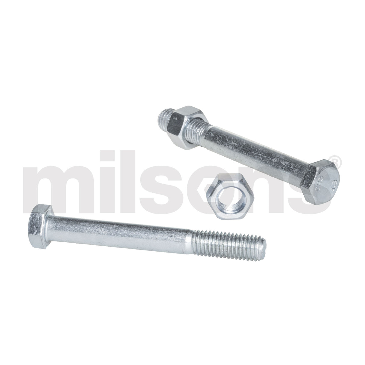 3/4 x 6 UNF Zinc Grade 8 Bolt & Nut (10 Pack)