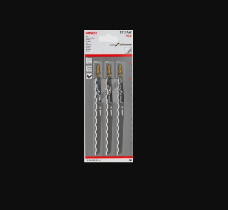 Bosch T 313 AW SPECIAL SOFT MATERIAL JIGSAW BLADE