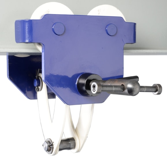 Bullivants Trolley Clamp 3.0T for secure lifting with adjustable grip, designed for beams 76-203mm, 3.0T load limit.