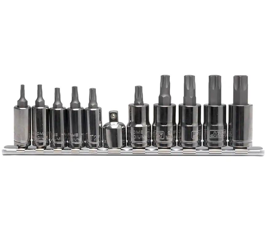 JBS 12 Piece Torx Socket Set 1/4" & 3/8" (Set)