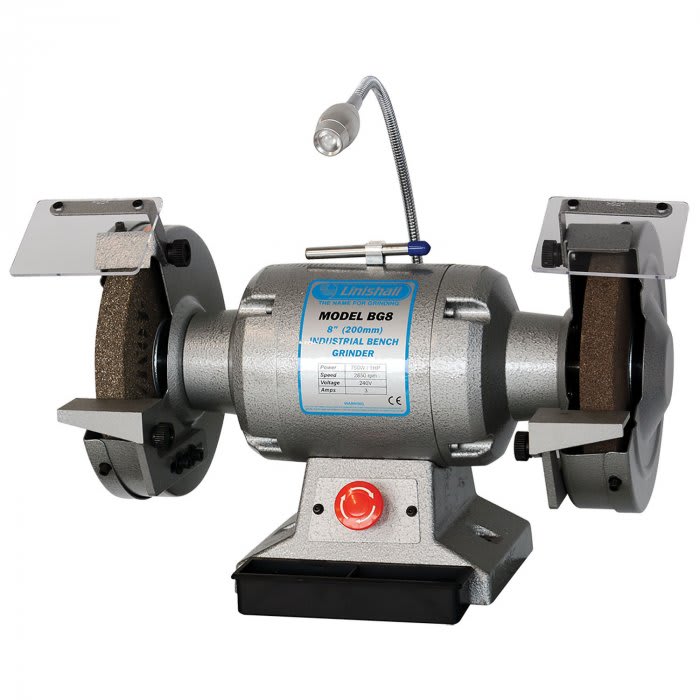 Linishall Heavy-duty Bench Grinder BG8 200mm (Each)