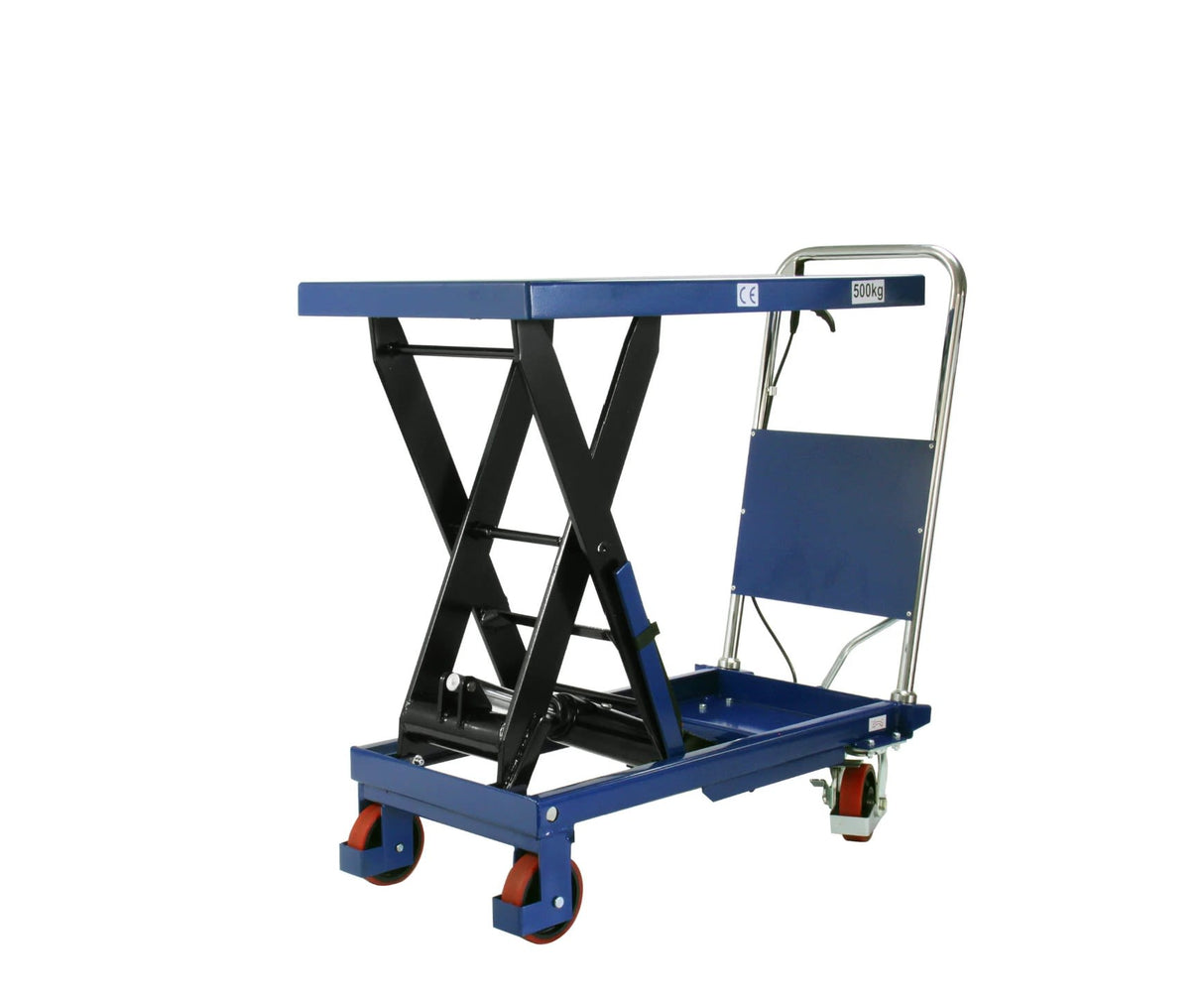 Mobile Scissor Table 500kg, 500W x 855L (Each)