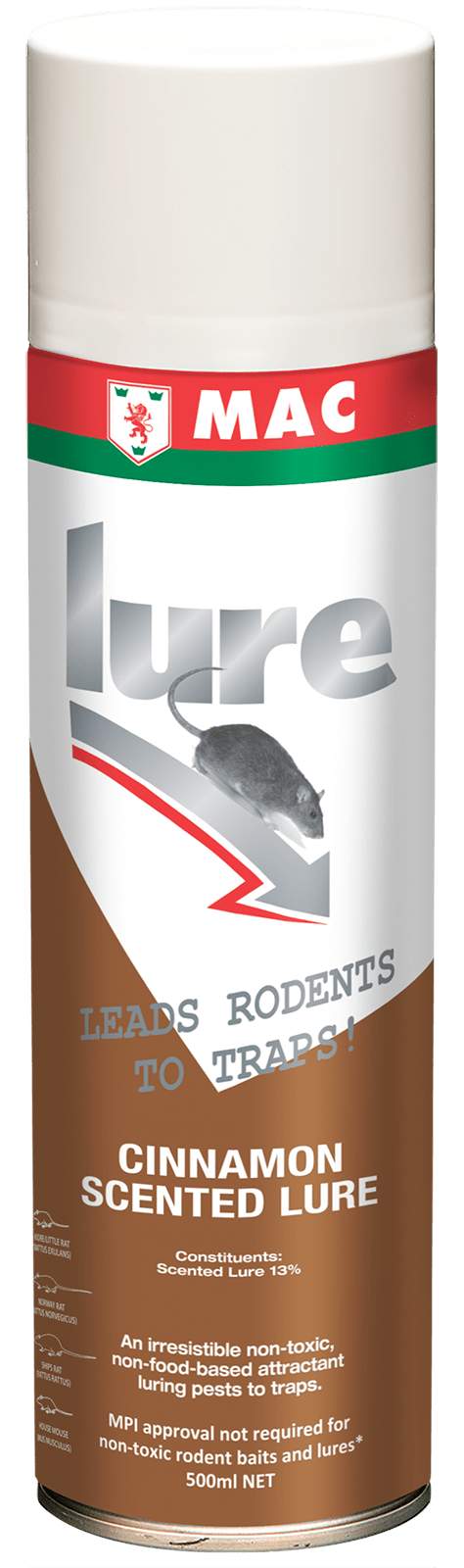 Rodent Lure Cinnamon Scented 500ml - MAC