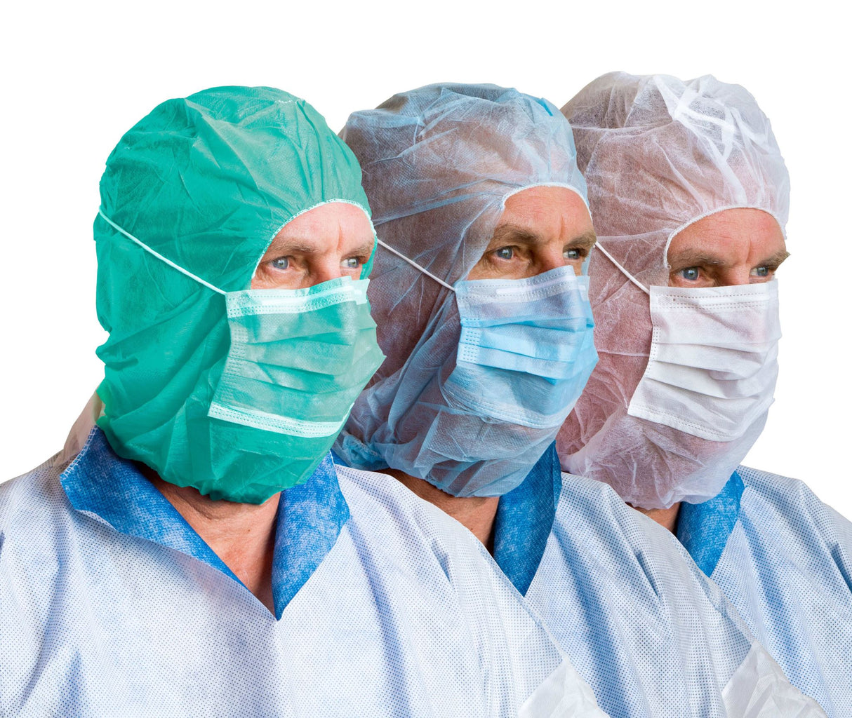 Non-Woven Hood with Face Mask (Carton of 500)