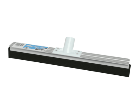 Black 90cm Edco neoprene floor squeegee with flexible double-sided blade for quick drying on smooth surfaces.