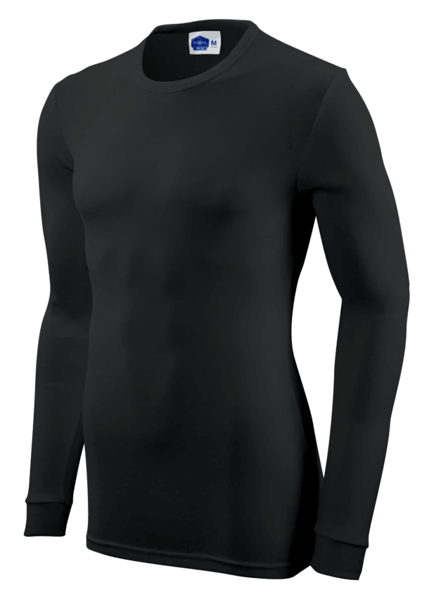 IceKing, Thermal Long Sleeve Top, IKLS - Black (Size: L)
