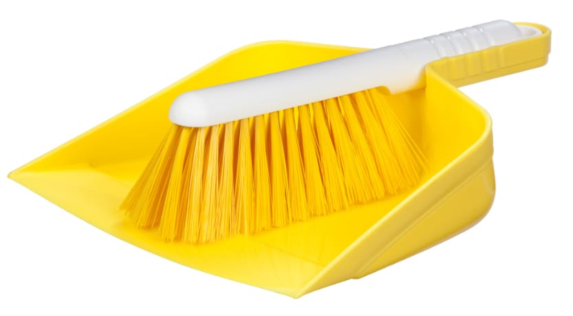 Browns Brush & Dustpan Set Yellow (Each)