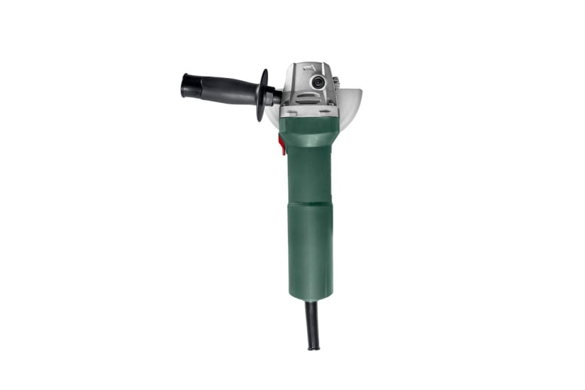 Metabo Angle Grinder Slimline 125mm 1100W, a lightweight, powerful tool for grinding, cutting, and polishing with a twist-proof guard.