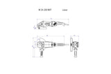 Metabo Angle Grinder Rotatable Handle 125mm 1700W