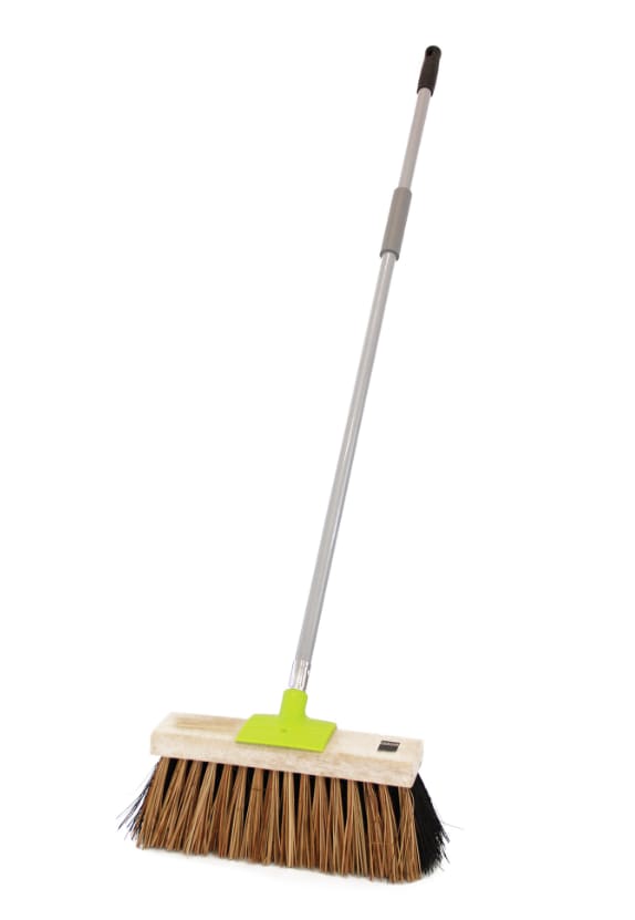 Yard Broom 14CFB Cane/F Bassine Complete - Browns