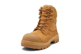 Blundstone 8560 Rotoflex Zip Sided Safety Boots - Wheat - 12
