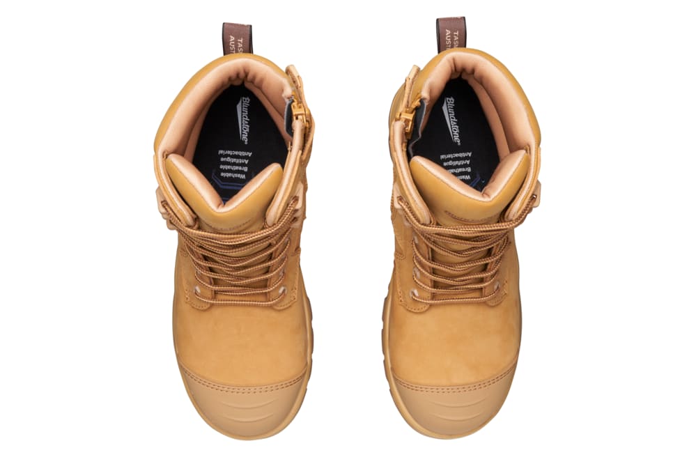 Blundstone 8560 Rotoflex Zip Sided Safety Boots - Wheat - 12