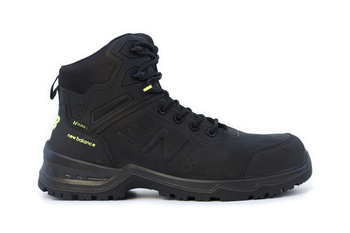 New Balance Calibre 2E Safety Shoe - Black/Black (Size: 04)