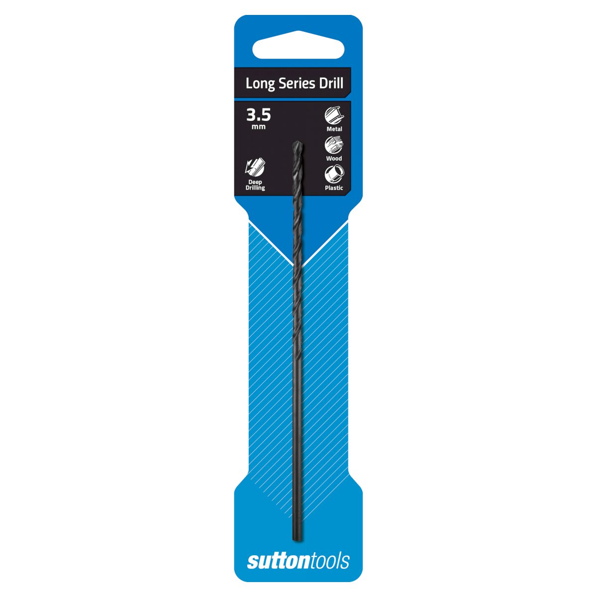 Sutton HSS Long Series Blue Bullet Drills 3.5mm (Each)
