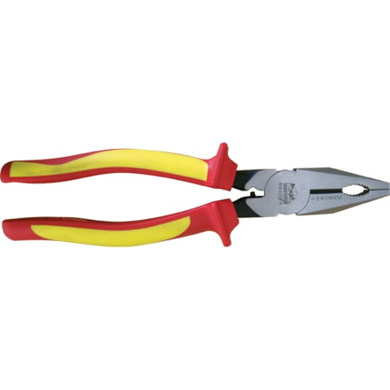 Teng Insulated Linesman Plier 8-1/2", durable chrome molybdenum steel, ergonomic handles, ideal for electrical and automotive tasks.