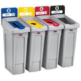 Slim Jim Recycling Station Label - Organic Waste