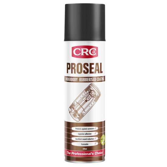 Aerosol can of CRC Proseal #1 Underbody Coating for vehicle protection against rust, corrosion, and noise, 500ml.