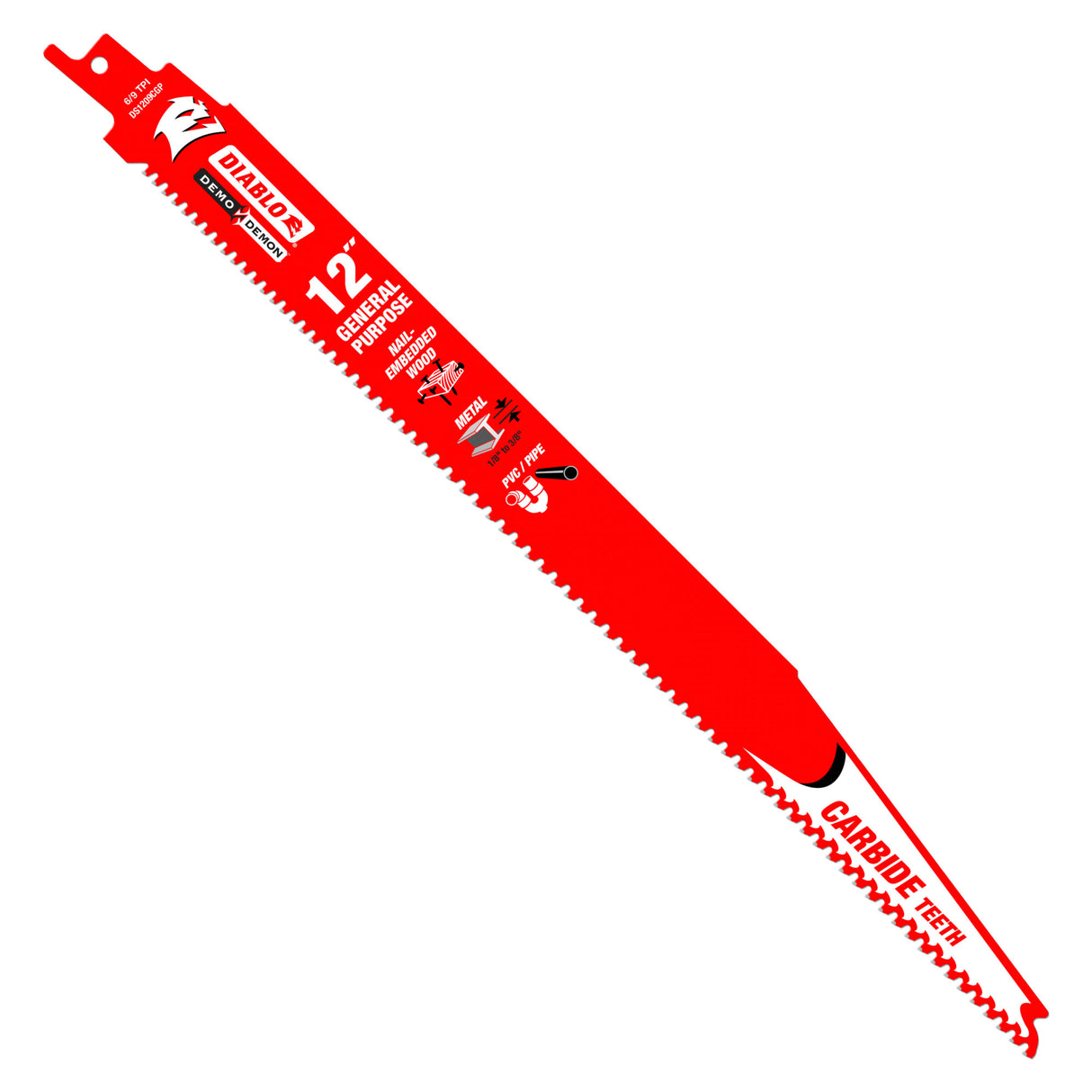 Diablo Demo Demon Carbide General Purpose Recip 12"/305mm (Each)