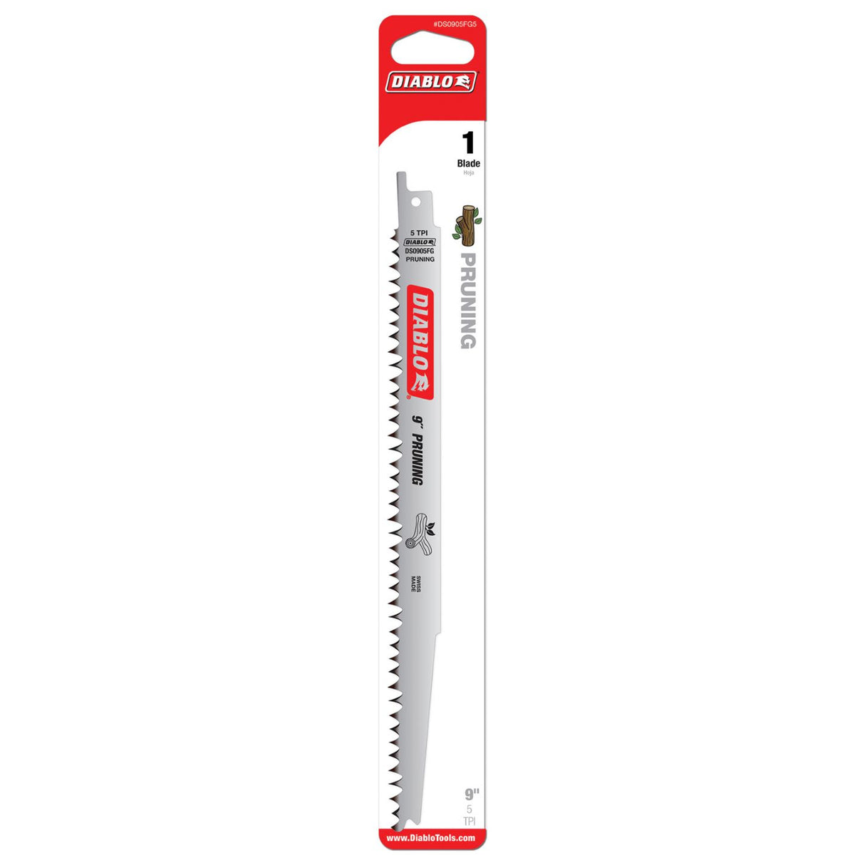 Diablo Reciprocating Saw Blade for Pruning 9" (Each)