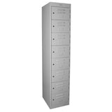 8 Door locker Keylock Silver Grey 380mm Wide - Steelco