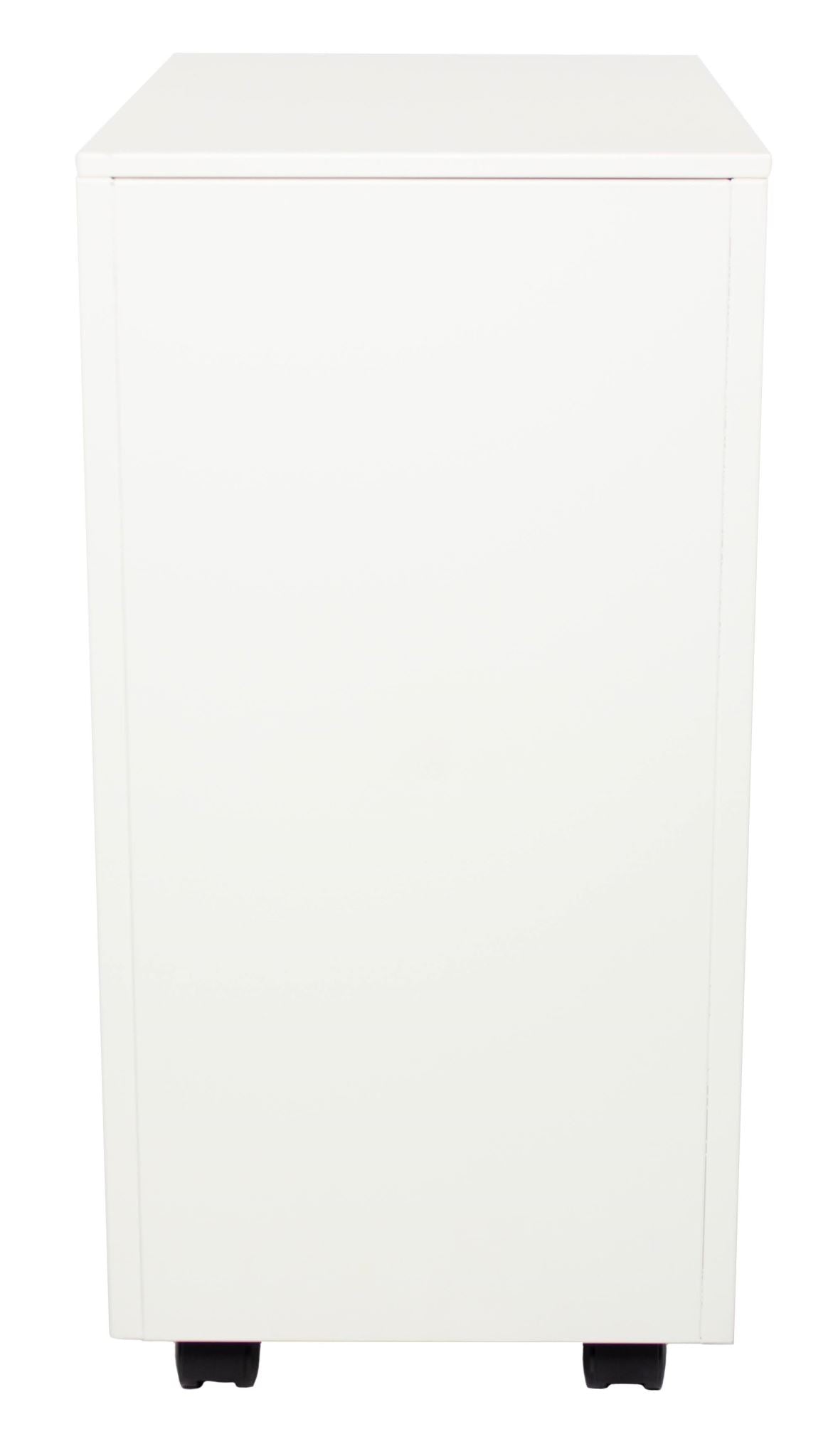 Steelco Slimline Pedestal White Satin 300mm Wide (Each)
