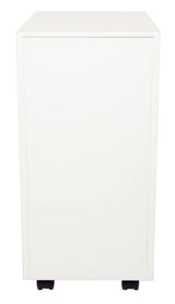 Steelco Slimline Pedestal White Satin 300mm Wide (Each)