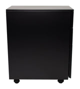 Steelco Slimline Pedestal Black Satin 300mm Wide (Each)