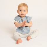 Recycled Pouch Bib - Crocodile - All4Ella