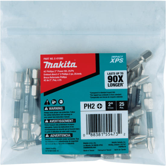 Makita Impact XPS PH2 50mm-25-Pack