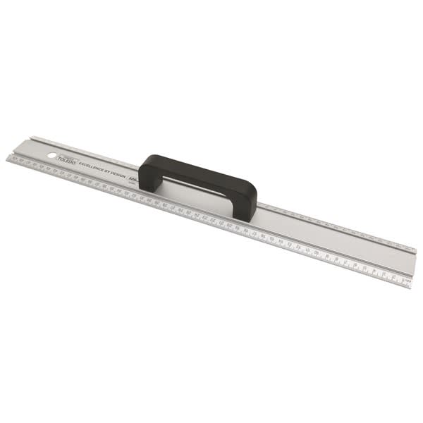 Aluminium Cutting Rule Metric 600mm