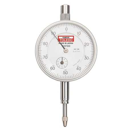 High-precision Metric Analogue Dial Gauge-0.01x10mm designed for accurate measurements, waterproof and durable for various uses.