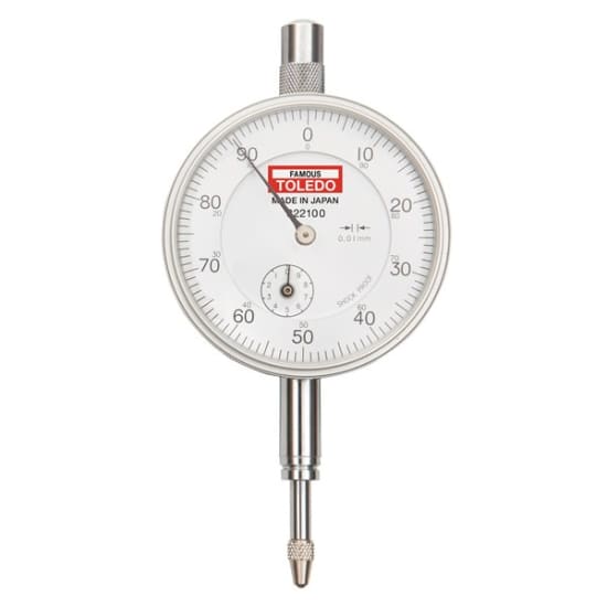 High-precision Metric Analogue Dial Gauge-0.01x10mm designed for accurate measurements, waterproof and durable for various uses.