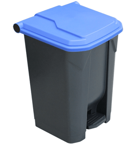 Richmond 50L Pedal Bin with Blue Lid, designed for touch-free waste disposal and effective recycling in homes and offices.