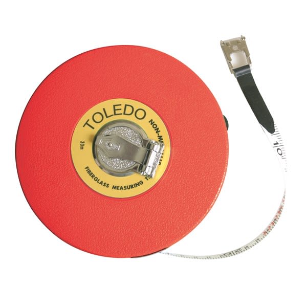 Fibreglass Measuring Tape Metric 30m