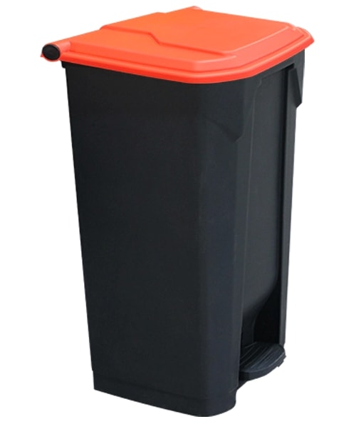 Richmond 100L Pedal Bin Red Lid (Each)