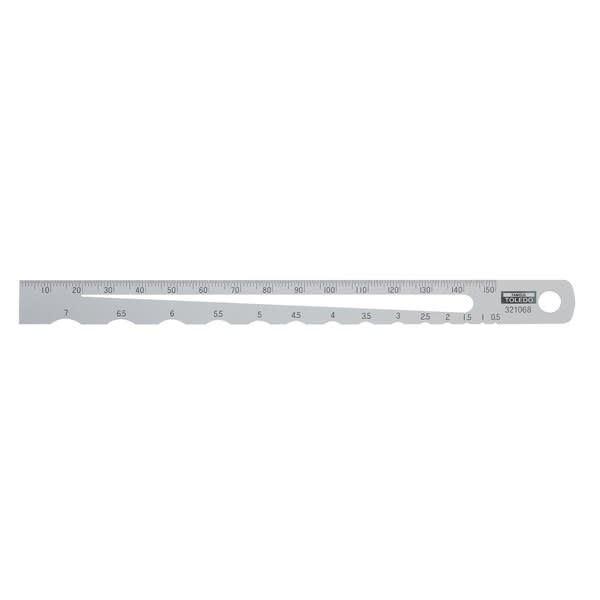 Radius Scale 0.5-7mm