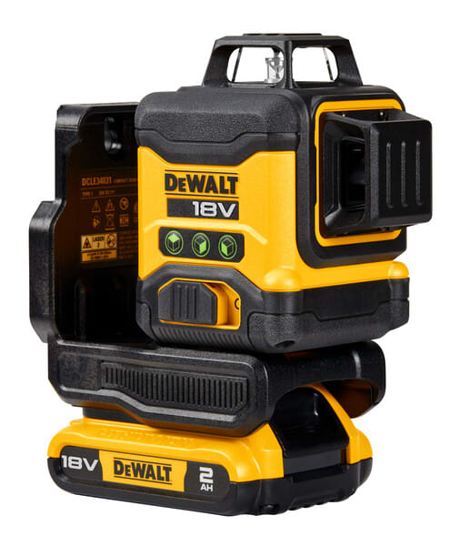 Dewalt 18V XR Compact 3x360 Green Laser Kit