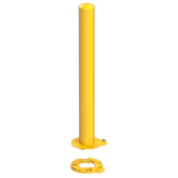 DexSafe Removable Surface Mount Bollard, 1080mm high, lockable for traffic control and protecting valuable assets.