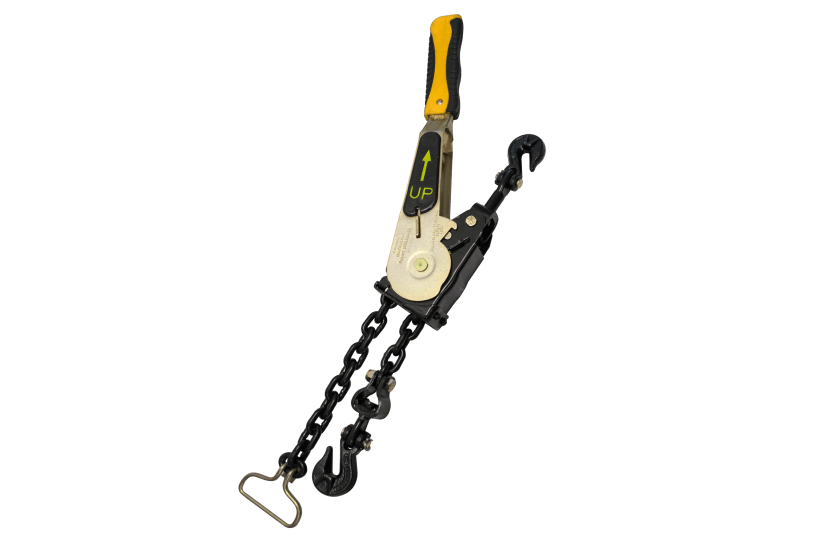 Ergonomic Ausbinder 10mm Loadbinder for secure cargo; combines ratchet tiedown and binder with 6000kg capacity.