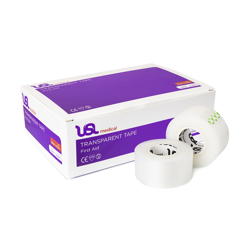 USL Medical Transparent Tape 25mm x 9.14m (Each)