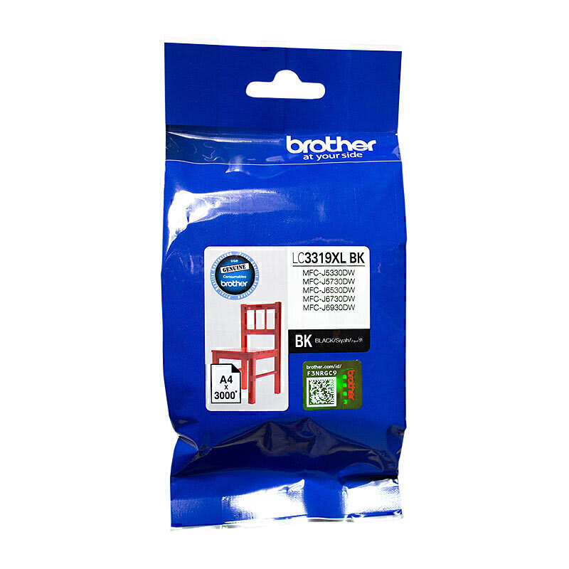 Brother LC3319XL Black Ink Cartridge Single Pack (Each)