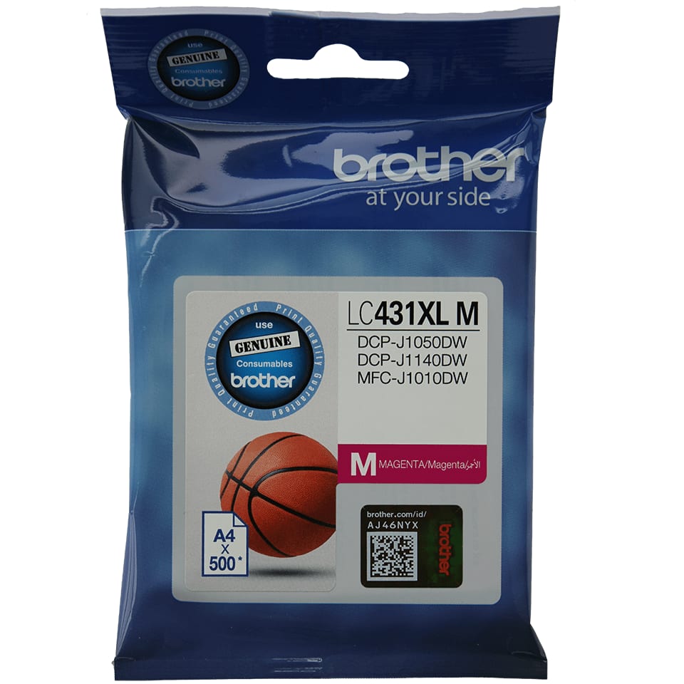 Brother LC431XLM Magenta High Yield Ink Cartridge (Each)