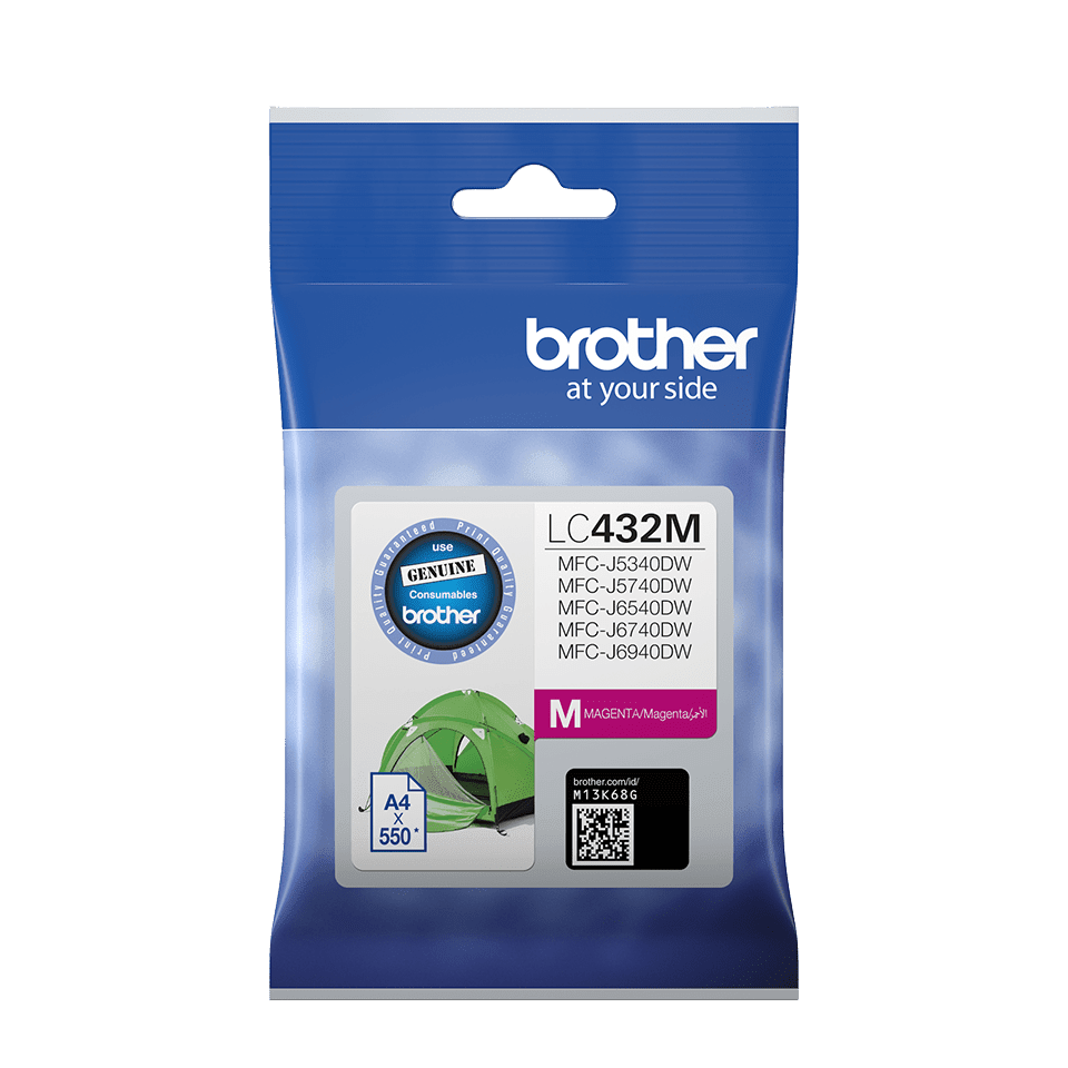 Brother LC432M Magenta Ink Cartridge Single Pack (Each)