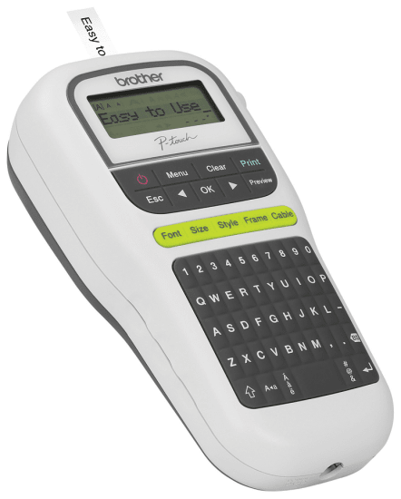 Brother PTH110 Compact Handheld Label Printer-Each