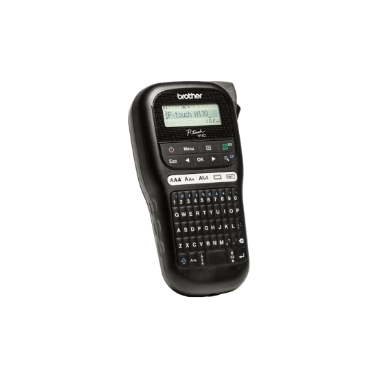 Brother PTH110 Handheld Label Printer Black-Each